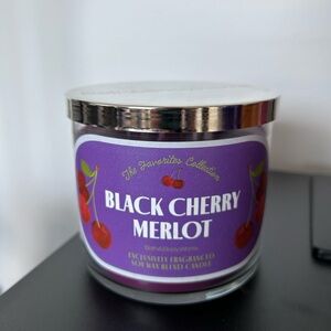 Bath and Body Works Black Cherry Merlot 3 wick candle